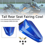 Racing Tail Rear Seat Fairing Cowl for Kawasaki Ninja 400 (2018–2024) Blue
