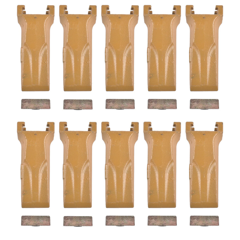 Set of 10 Bucket Teeth for Backhoe Loader (Compatible with V17SYL)