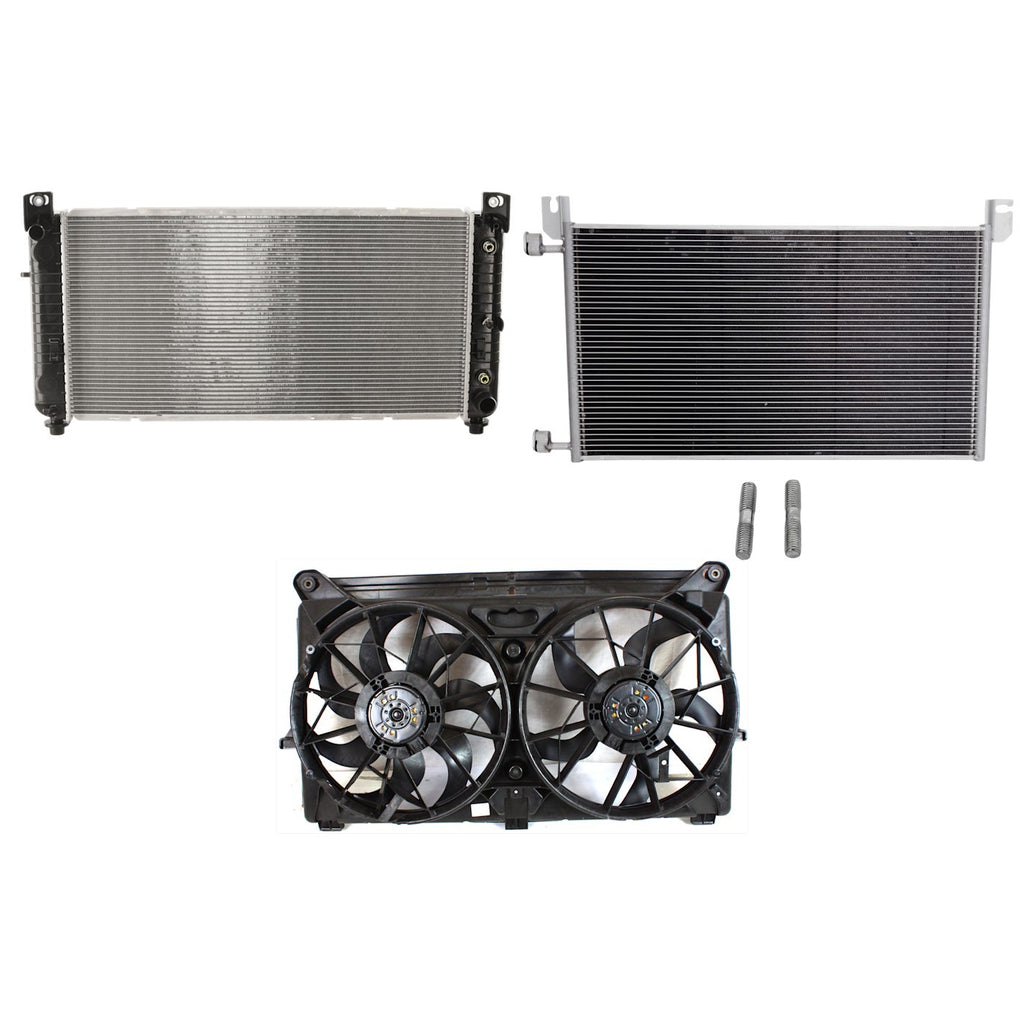 A/C Condenser for Chevy Yukon, Suburban, Avalanche, Silverado 1500, GMC