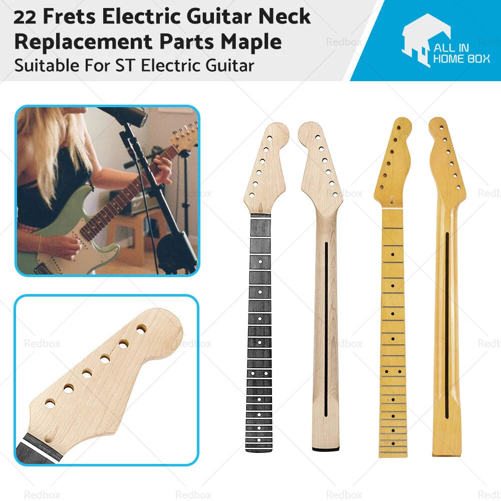 Electric Guitar Neck for ST (2021–2022) 22 Frets Maple
