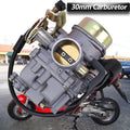 30mm Racing Carburetor for GY6 150cc 200cc 250cc Go Kart ATV Scooter Motorcycle
