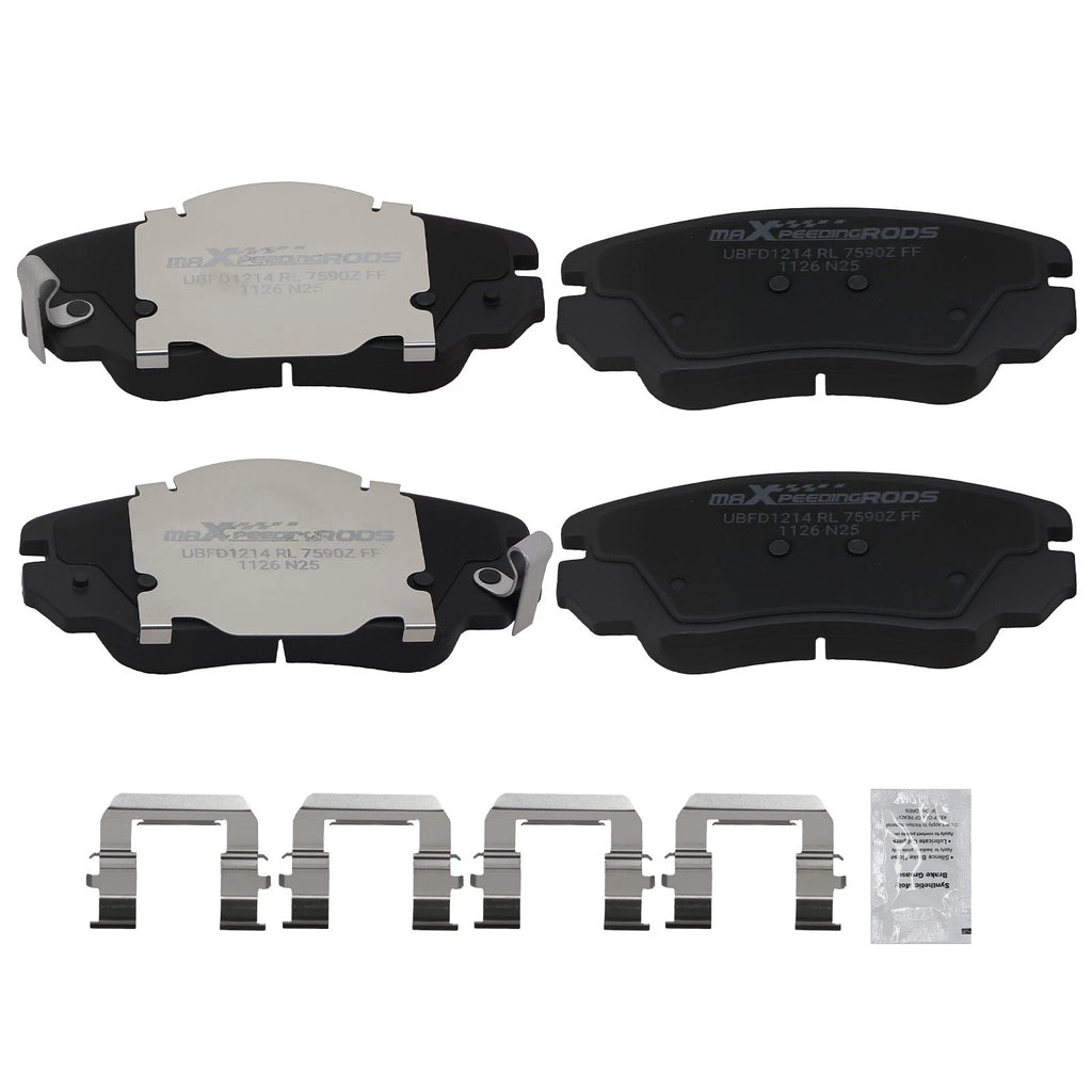 Front Ceramic Brake Pads Set for Chevrolet Equinox 2010–2017 / Impala 2014–2020