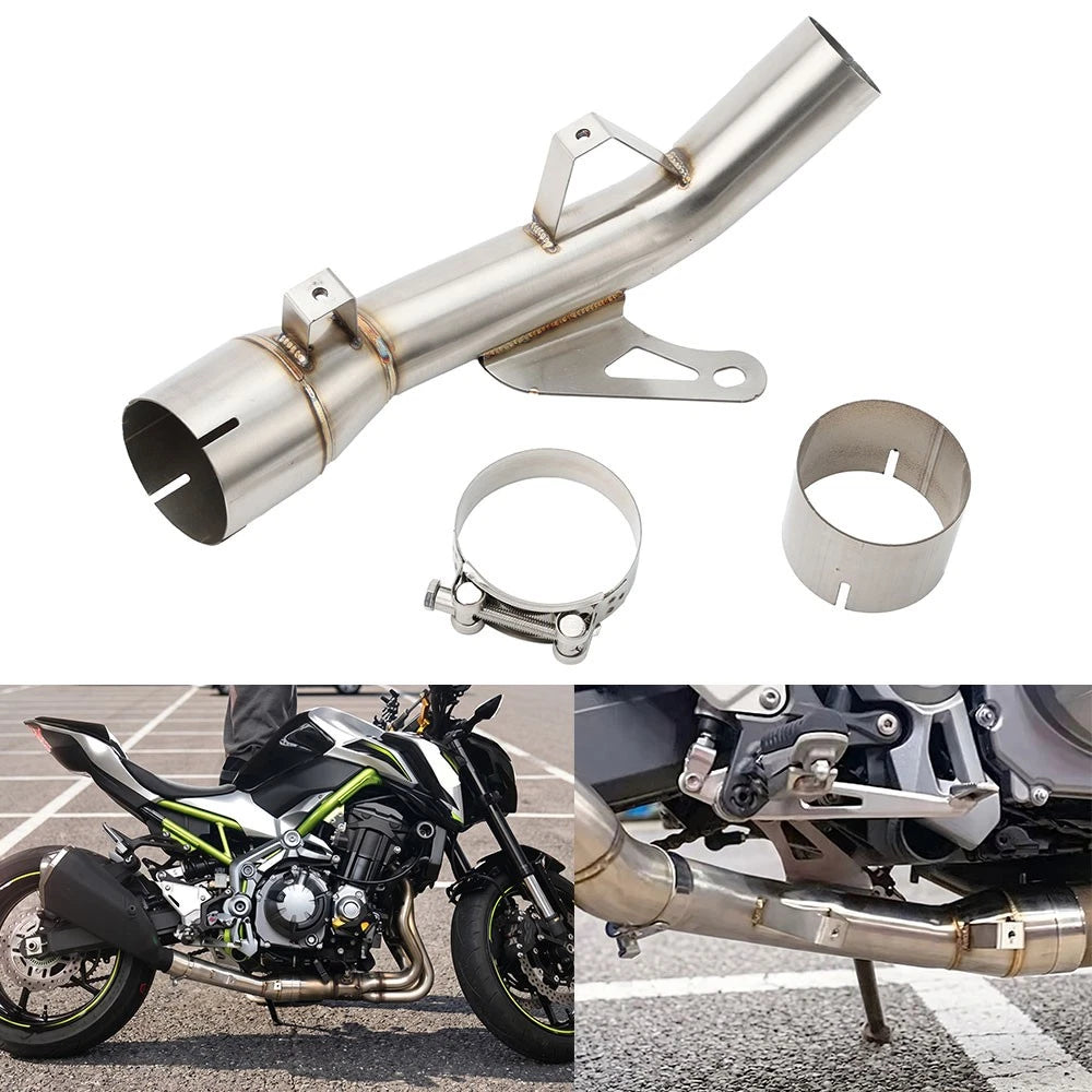Slip-On Exhaust System Mid Link Pipe for Kawasaki Z900 (2017–2025)