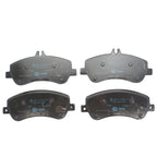 Set of 4 Hella Front Low-Metallic Brake Pads for MB X204 GLK250 GLK350
