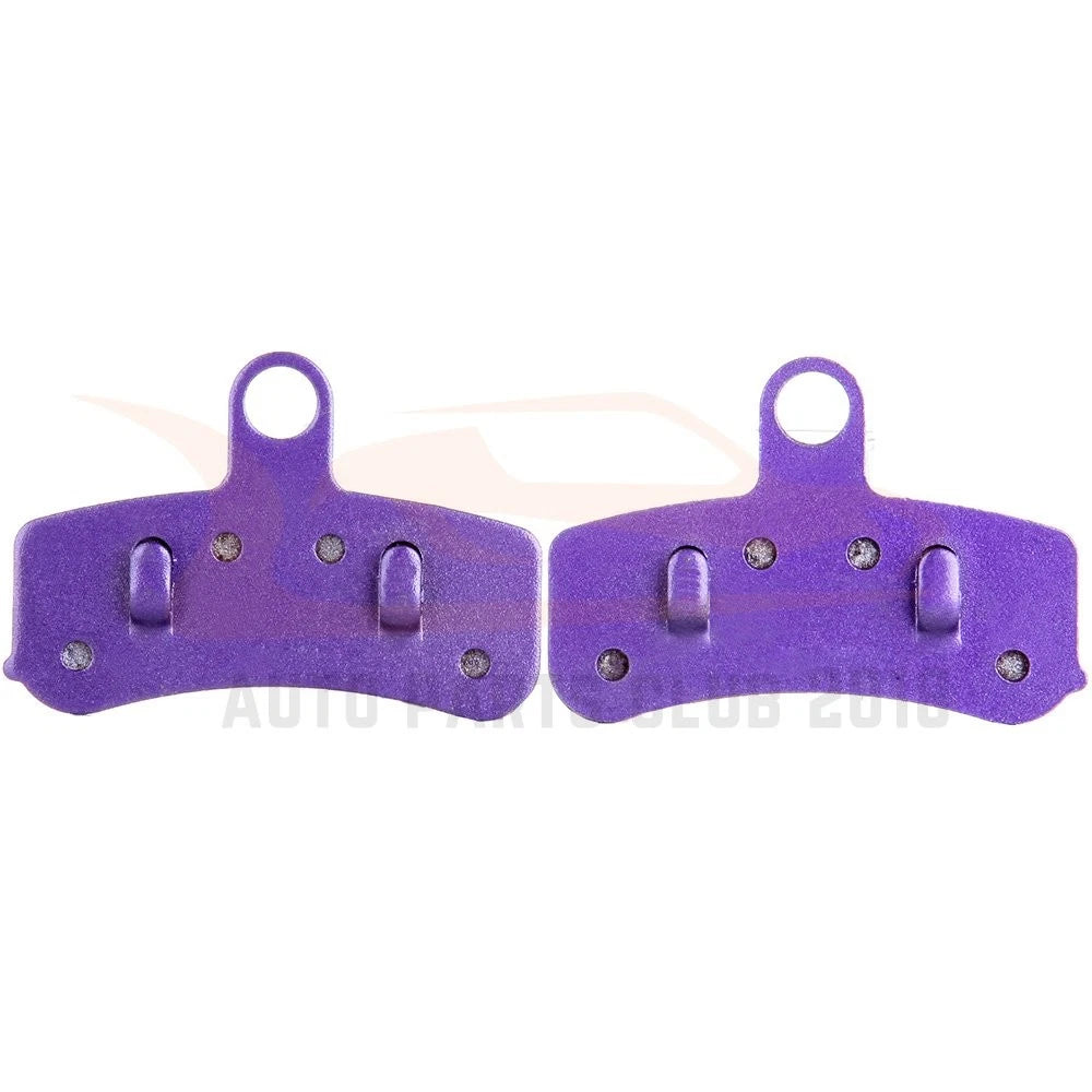 F+R Brake Pads for Harley Dyna Fat Bob FXDF (2008–2012) Fiber