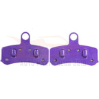 F+R Brake Pads for Harley Dyna Fat Bob FXDF (2008–2012) Fiber