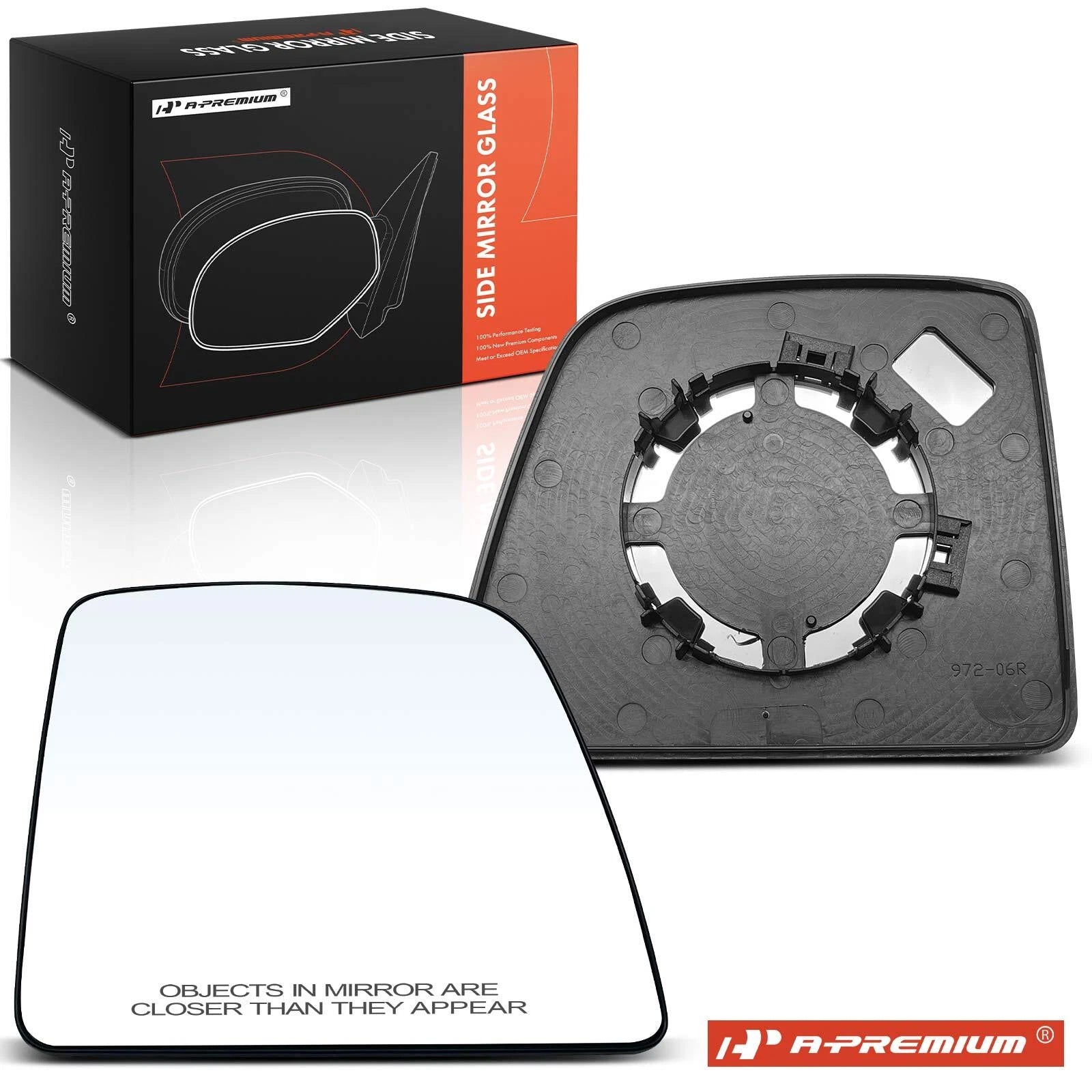 Passenger Manual Mirror Glass for Ford Transit Connect (2014–2022)