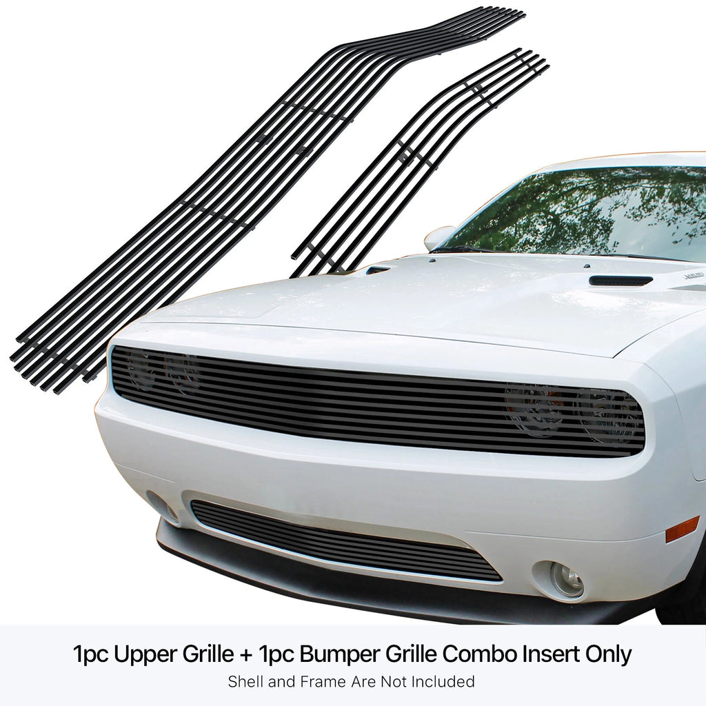 Phantom Stainless Black Billet Grille Insert for Dodge Challenger (2011-2014)