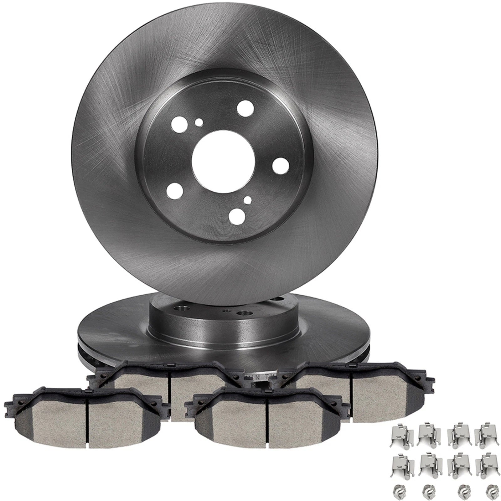 Front Brake Pads and Rotors for Scion xD, Toyota Corolla (2008–2014)