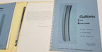 3 Ring Binder Inserts for Fisher Berkeley Ektacom (Norelco, Electro Voice)