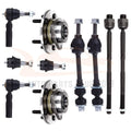10pc Front Wheel Bearing & Hub Set for Dodge Ram 1500 (2002–2005)