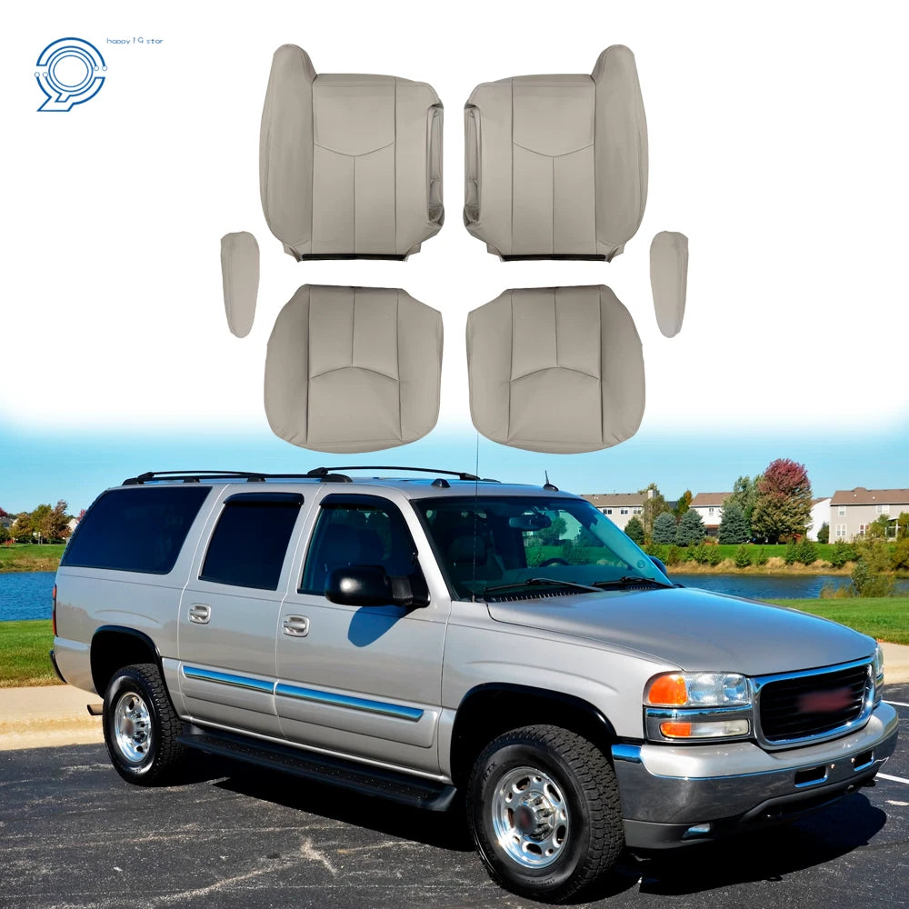 Seat Covers for 2003-2006 Chevrolet Tahoe GMC Yukon Tan Set of 2