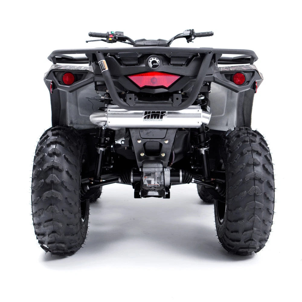 HMF Performance Black Slip On Exhaust for Can-Am Outlander 570 (2016–2023)