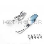 Universal Chrome Rearview Mirrors for Motorcycle (8mm, 10mm)