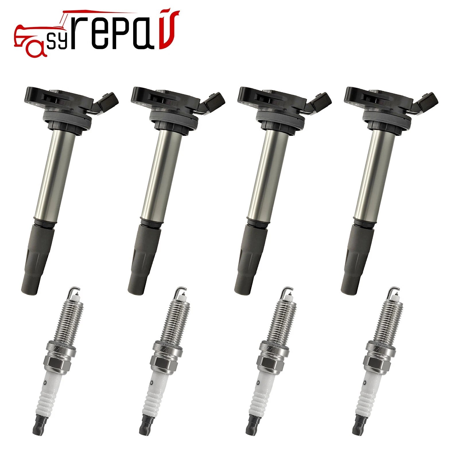 Set of 4 Ignition Coils 90919-02258 for Toyota Corolla Prius Lexus Scion (1.8L L4)