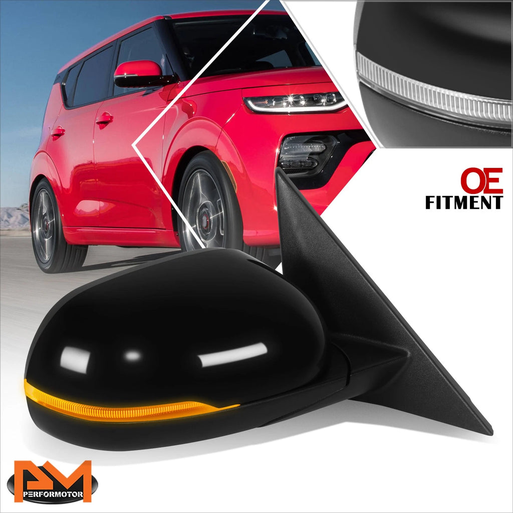 Power Heated Turn Signal Side Mirror Right RH for Soul (2020–2022)