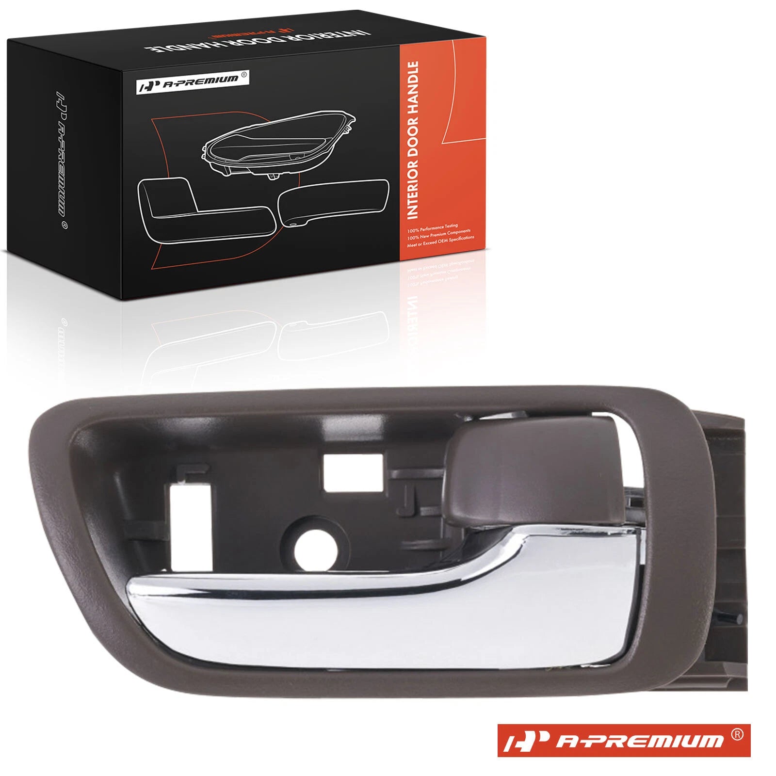Right Door Handle for Toyota Camry (2002-2006) Chrome Brown Interior