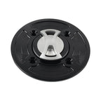 Silver Fuel Gas Tank Cap Cover for APRILIA RSV1000 (2004-2008) Tuono V4R (2011-2017) RSV4 R