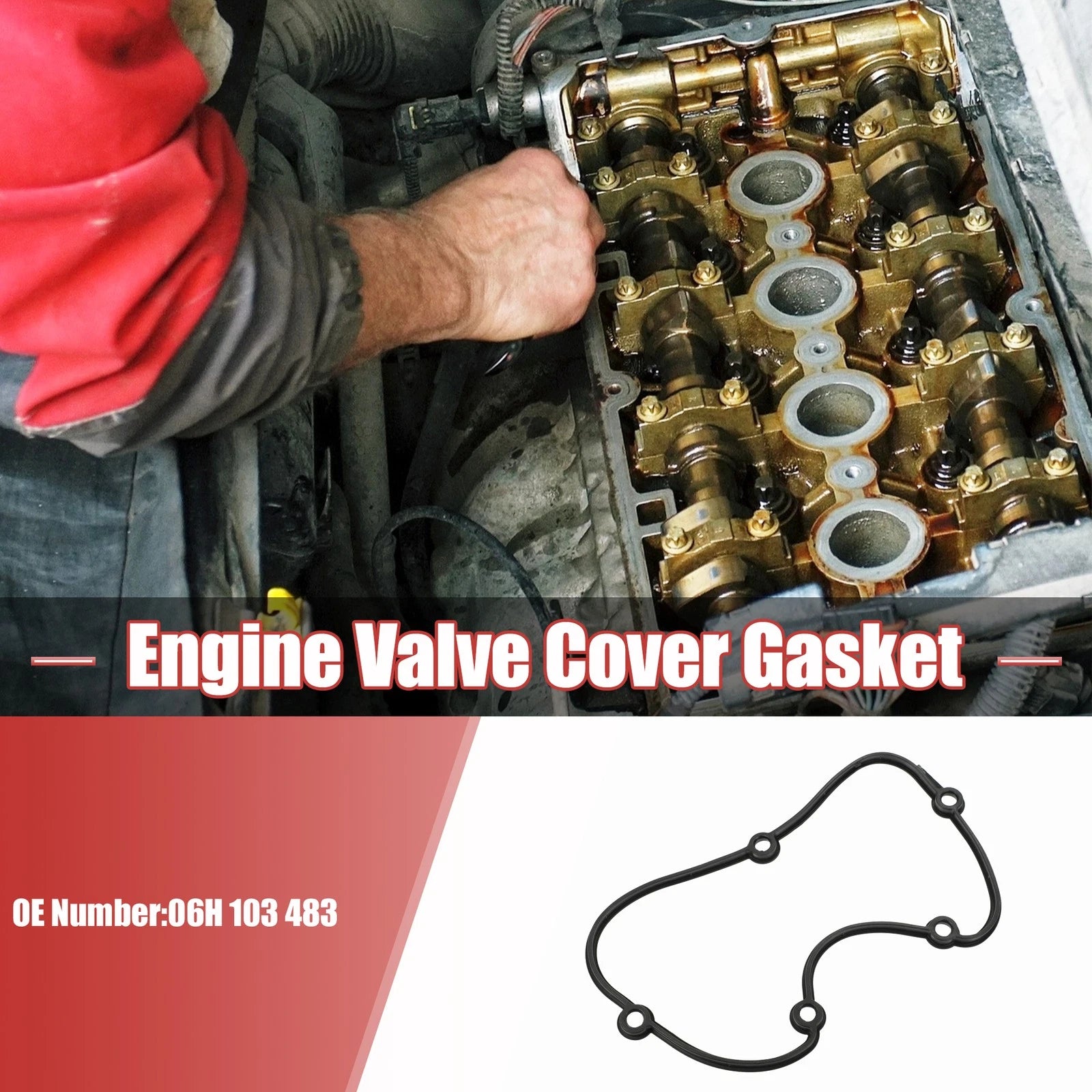 Engine Timing Cover Gasket for Volkswagen Tiguan (2009–2017) 06H 103 483