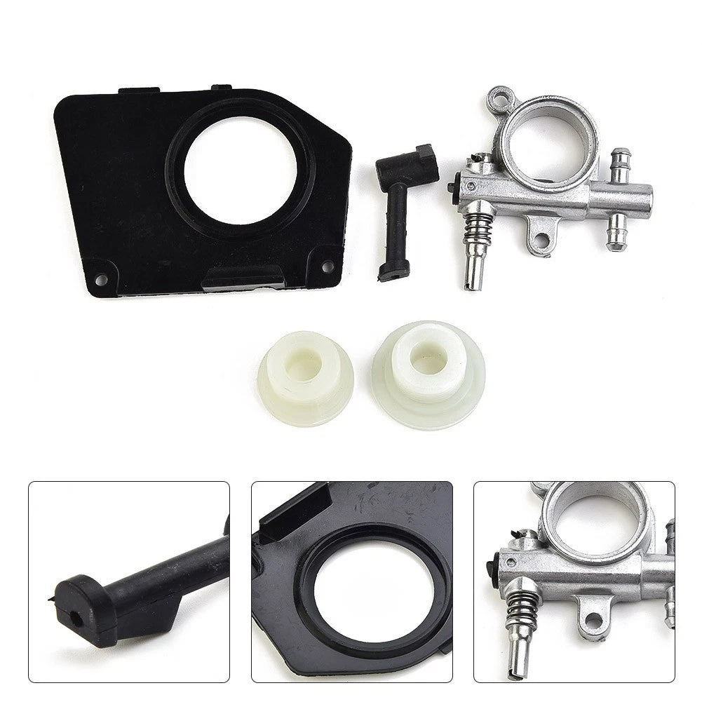 Set of 5 Oil Pumps with Gear Worm & Injection Nozzle for 25CC 2500