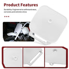 White Plastic Front Number Plate 61136-GW8-670ZA for Honda Z50R (1988–1999)