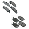 Akebono ProACT Ceramic Disc Brake Pad Kit for Kia Spectra (2000–2009)