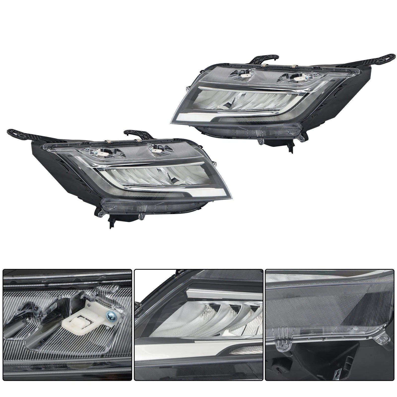 LED Replacement Headlights for Honda Odyssey (2018–2020) Clear Lens