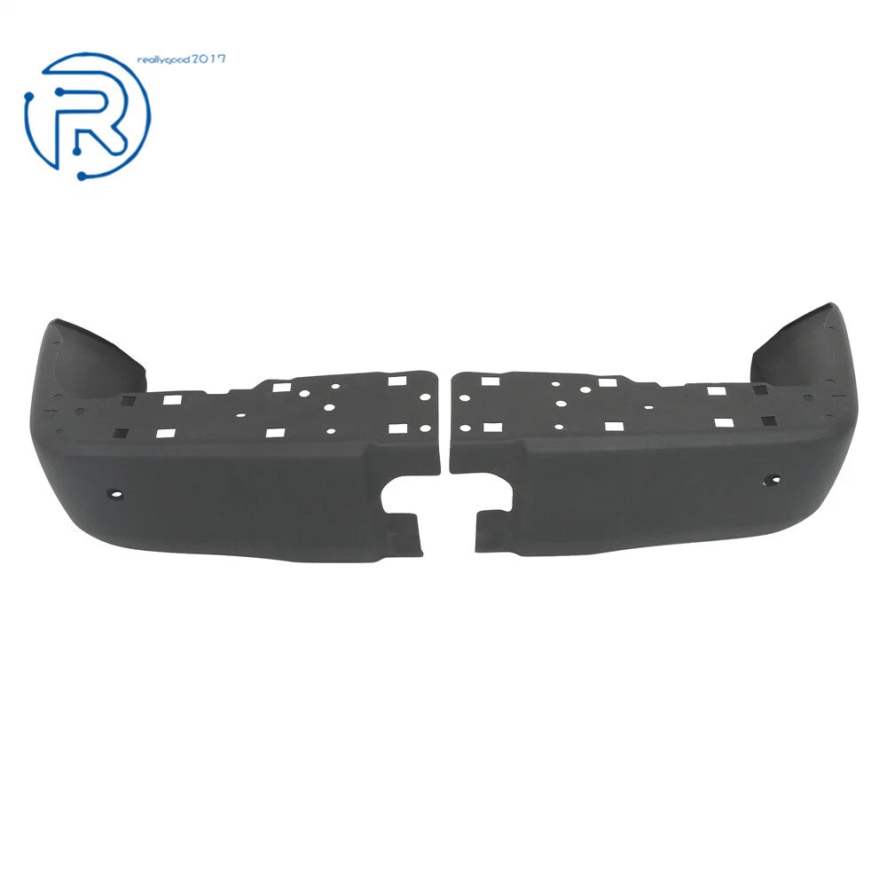 Rear Step Bumper for Toyota Tundra (2014–2021) Black Metal