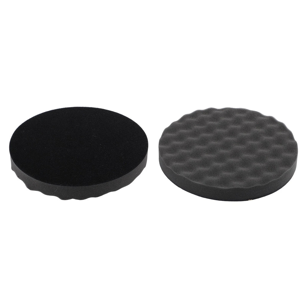 Set of 2 Round Foam Polishing Pads 8 Inch for Auto Compounding (05725)