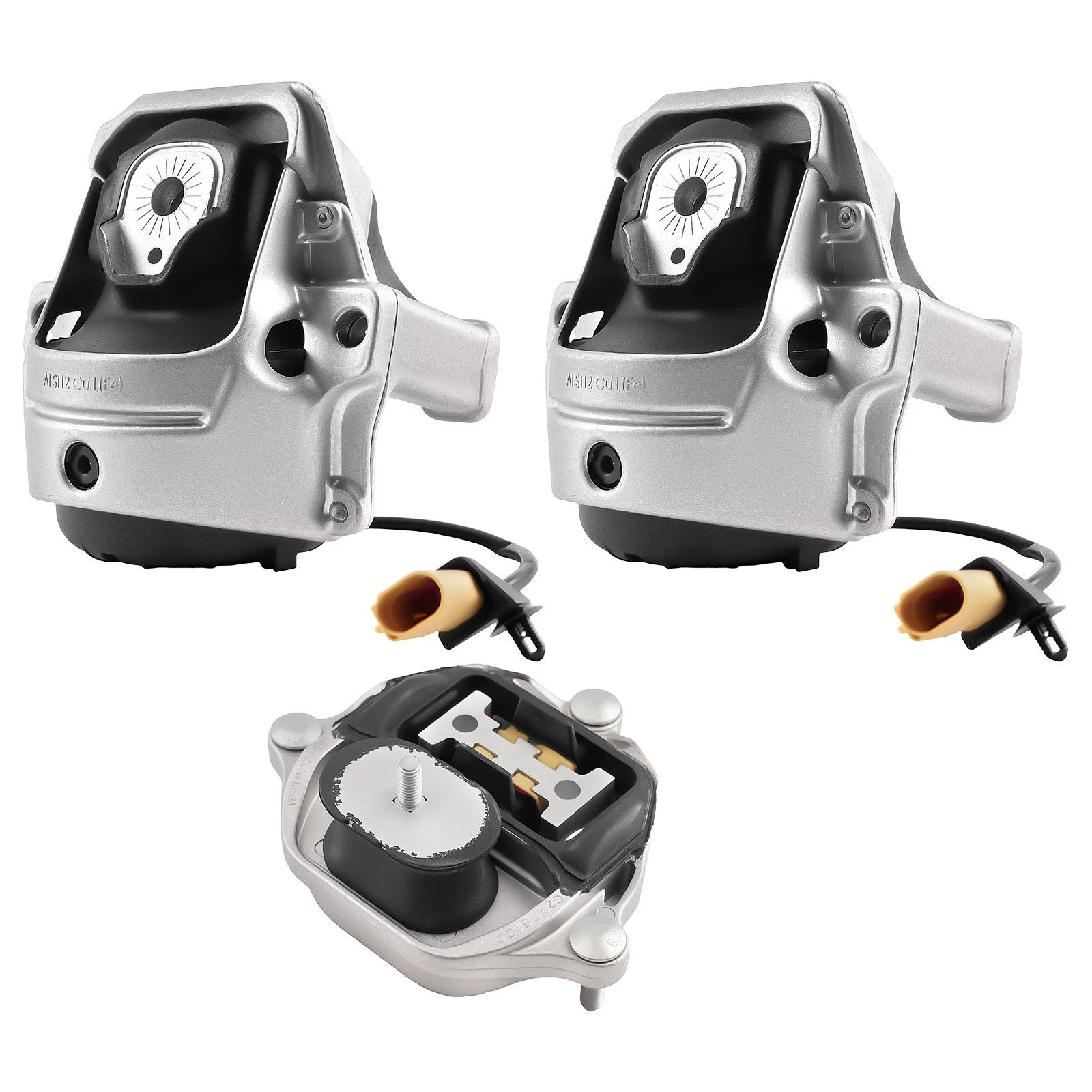 3PC Motor & Trans Mounts Set for Audi A4 Quattro (2009-2016)