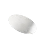 Custom Oval Aluminum License Plate for Motor Silver (No Year Specified)