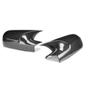 Carbon Style Rear View Mirror Cover Cap for Renault Megane 2 (2002–2009)