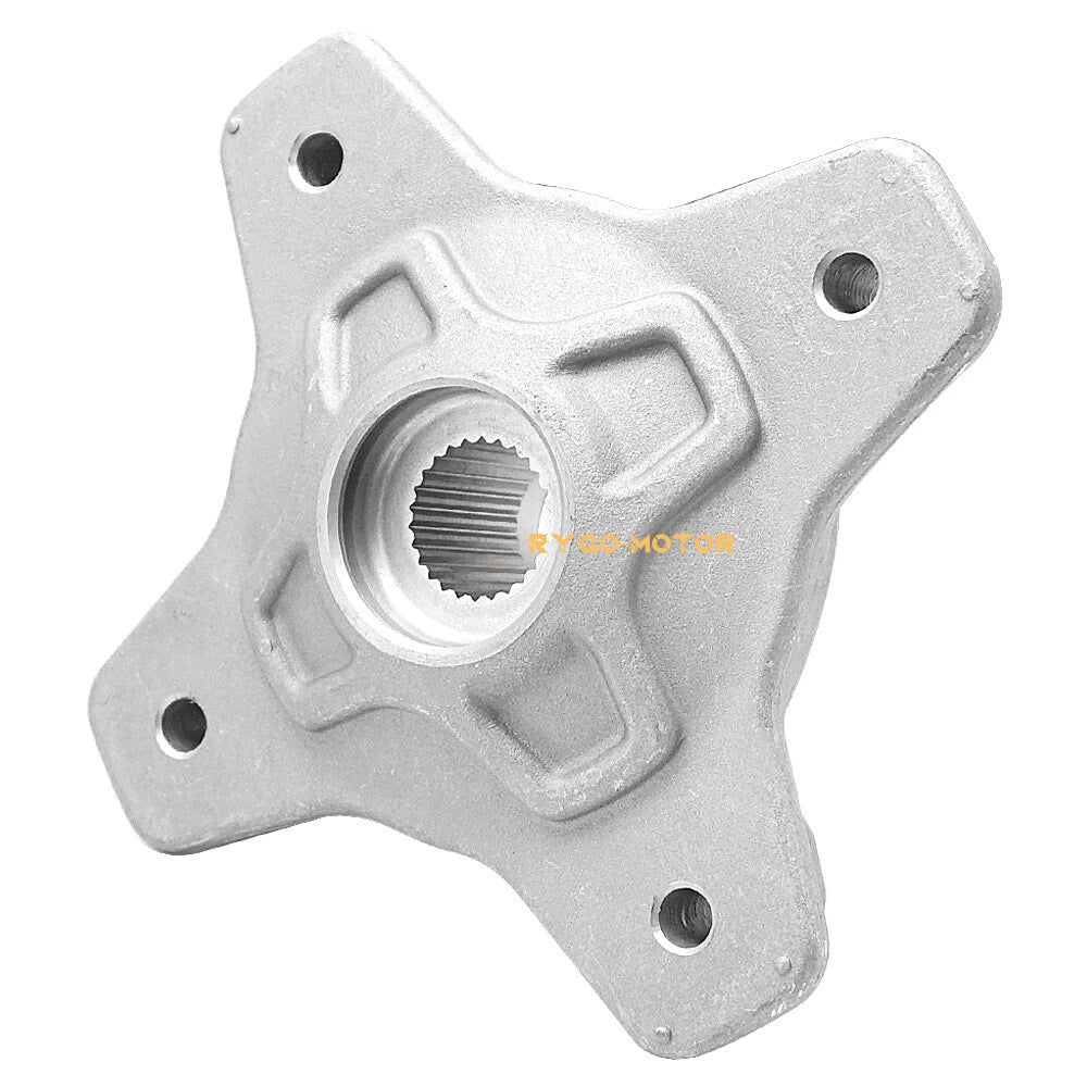 Front Wheel Hub & Brake Rotor w/Studs for Polaris Sportsman 550/850/1000 (2008–2021)
