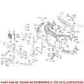 Radiator Support Cover 1665050188 for Mercedes-Benz