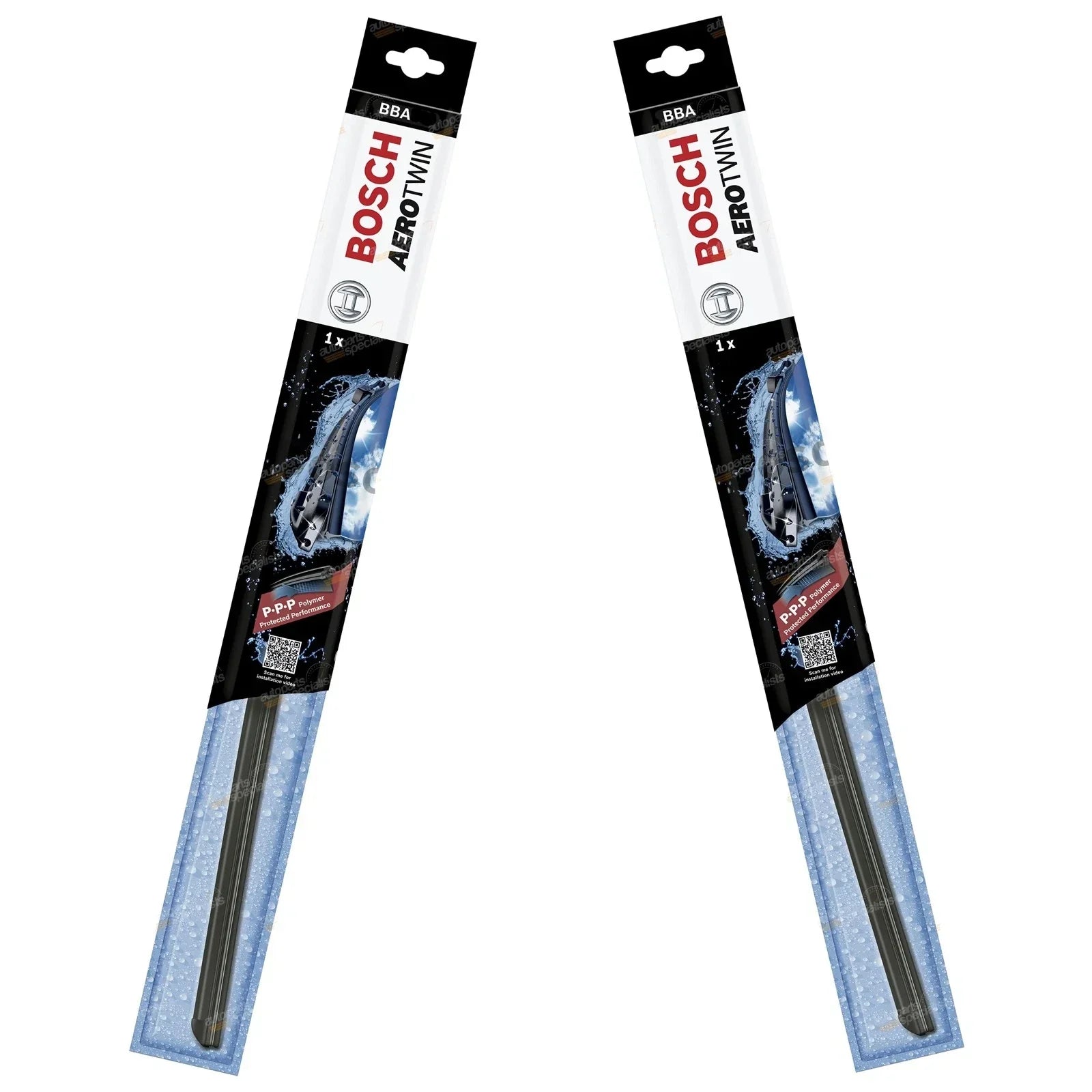 2x Aerotwin Front Wiper Blades for Mazda 6 (2004 - 2009)