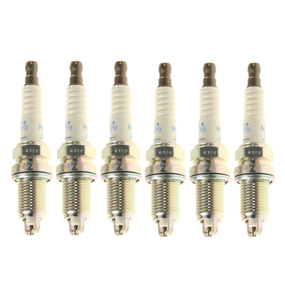 Set of 6 NGK Multi-Ground Laser Platinum Spark Plugs L6 V6 0.044 Gap
