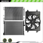 A/C Cooling Fan & Radiator & Condenser Kit for Chrysler 300 Charger (2011–2019)
