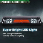 LED Third Brake Light for Ford F-150 (2004–2008) Smoke/Chrome