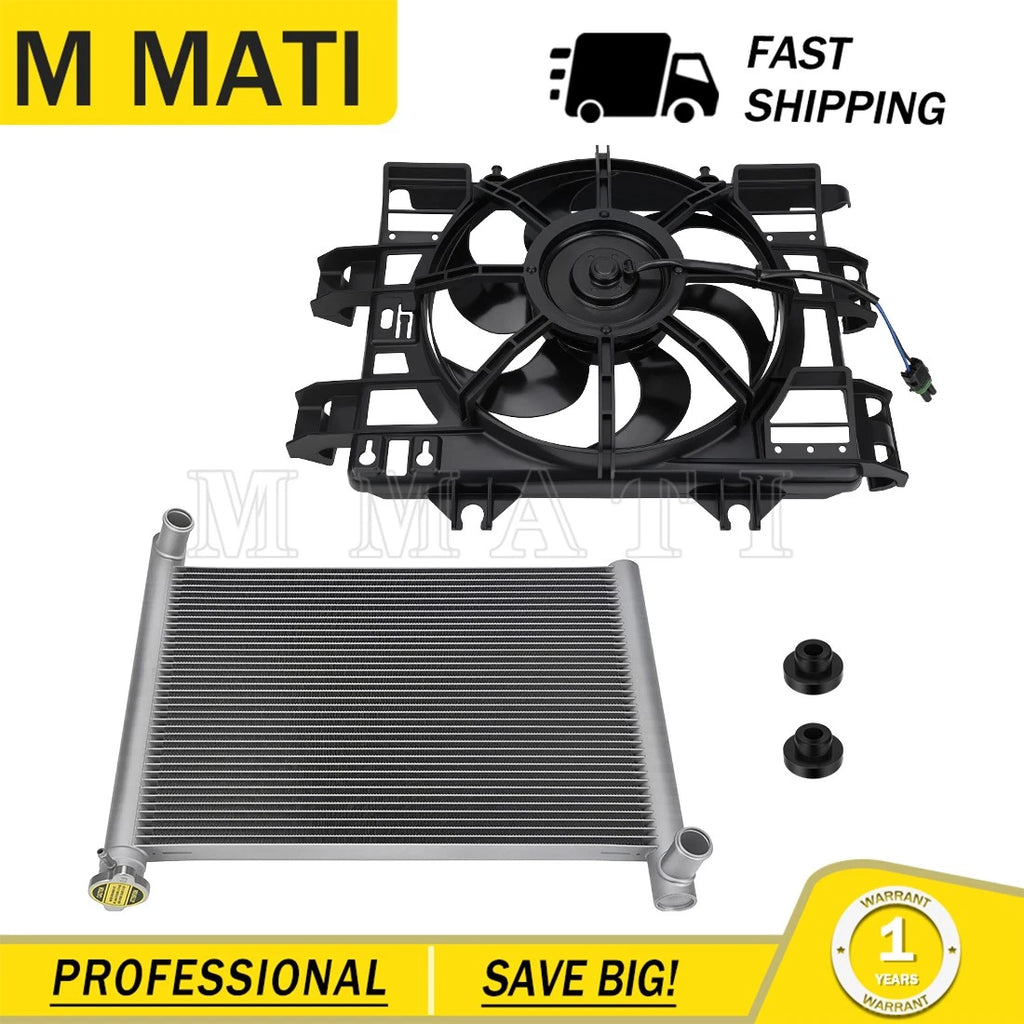 Aluminum Radiator Cooling Fan Assembly for Polaris Scrambler 850 XP (2013–2025)