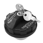 Black Locking Gas Fuel Cap for Jeep Wrangler, Dodge (2007-2018)
