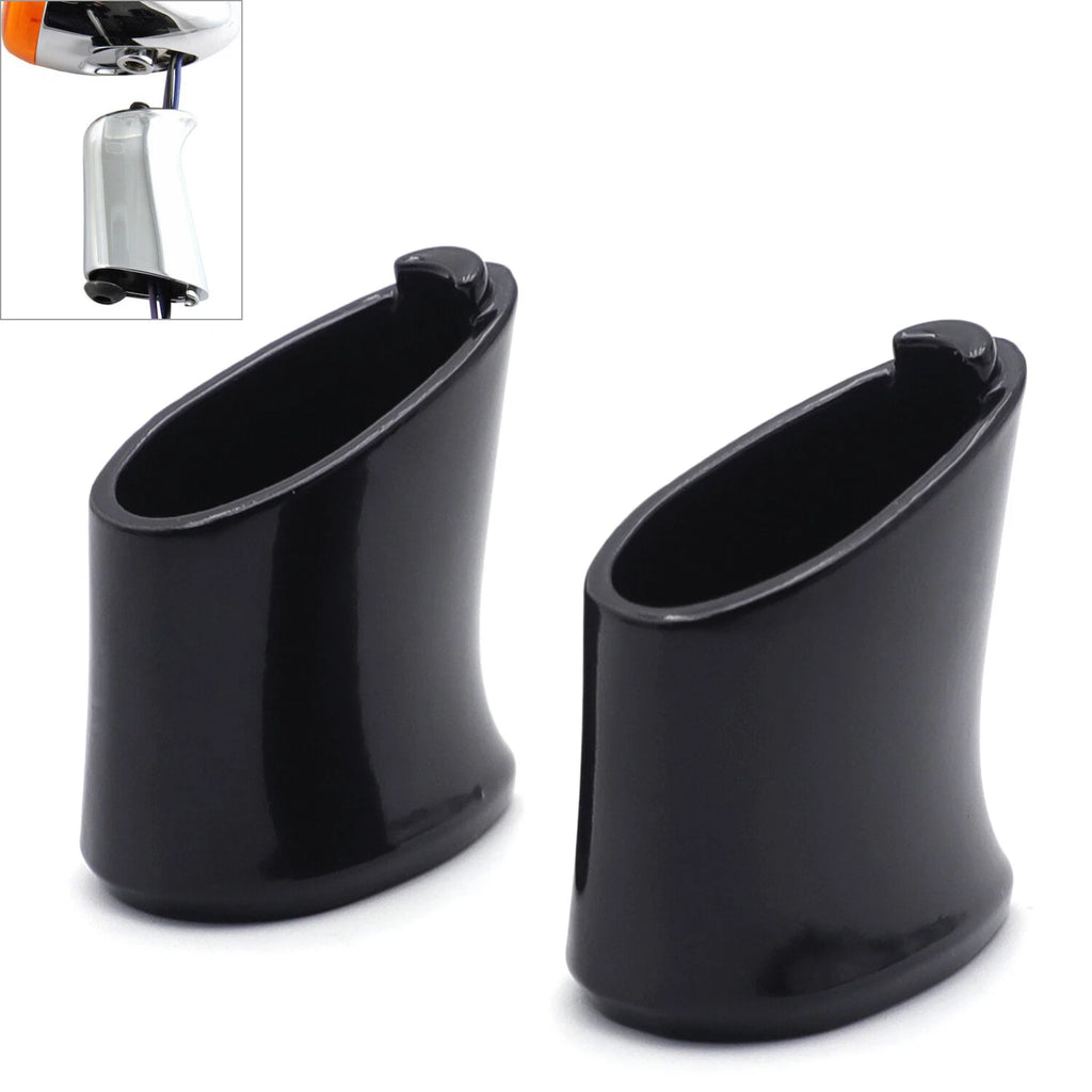 Black Rear Turn Signal Mount Bracket for Harley Dyna FXD (2002–2017)