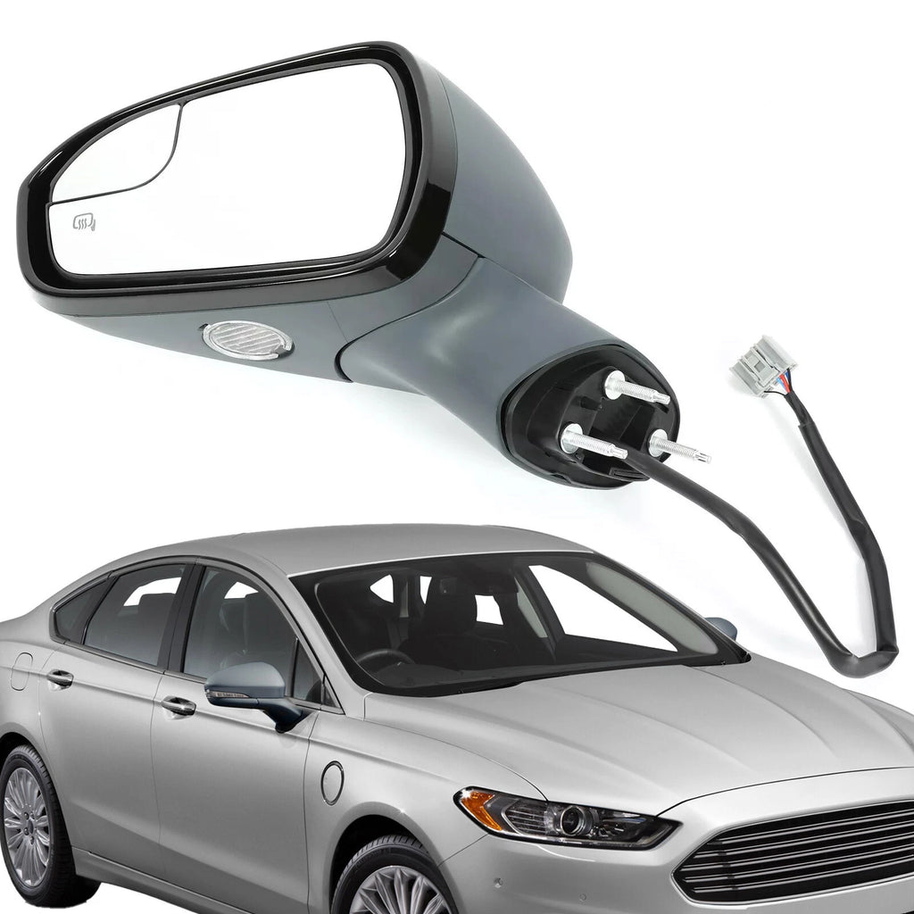 Driver Side Power Mirror for Ford Fusion (2013–2016) - Fold Paintable