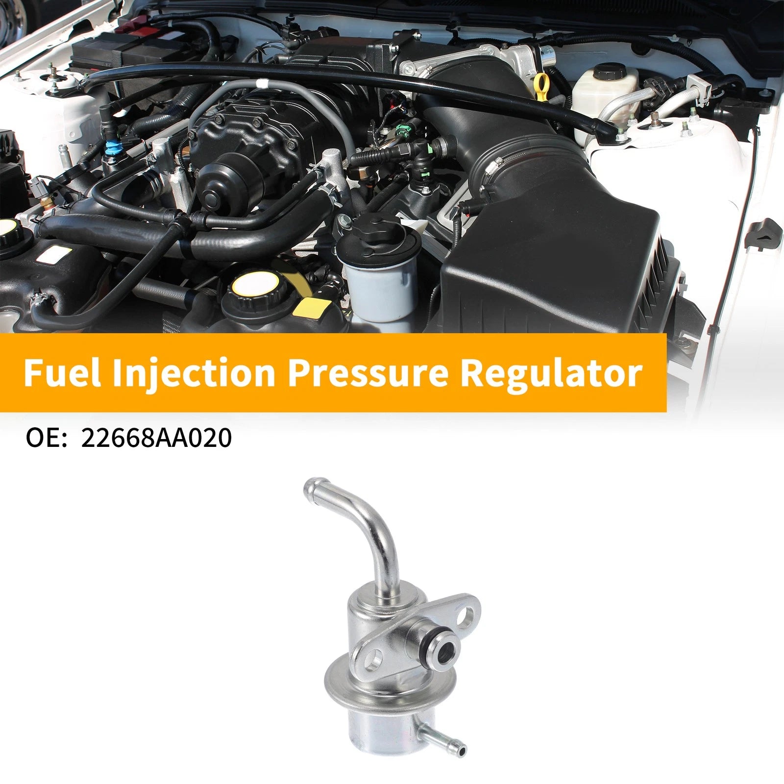 Fuel Pressure Regulator for Subaru Legacy (1992–1995) No. 22668AA020 Metal