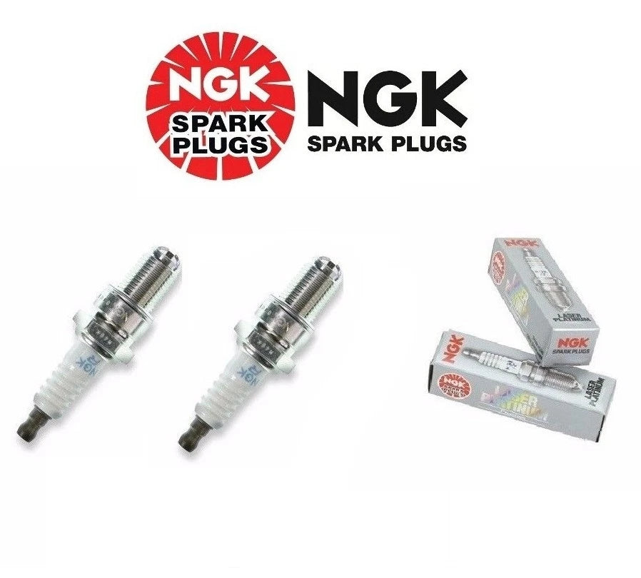 Set of 2 Leading Spark Plugs for Mazda RX-7 (NGK BUR 7 EQP/4764)
