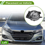 1 Pc Left Fog Light Grill for BMW 330i (2006–2008) No. 63176948373 Clear