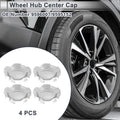 Set of 4 Silver Tone Wheel Hub Center Caps for Chevrolet Silverado 1500 (2007–2013)