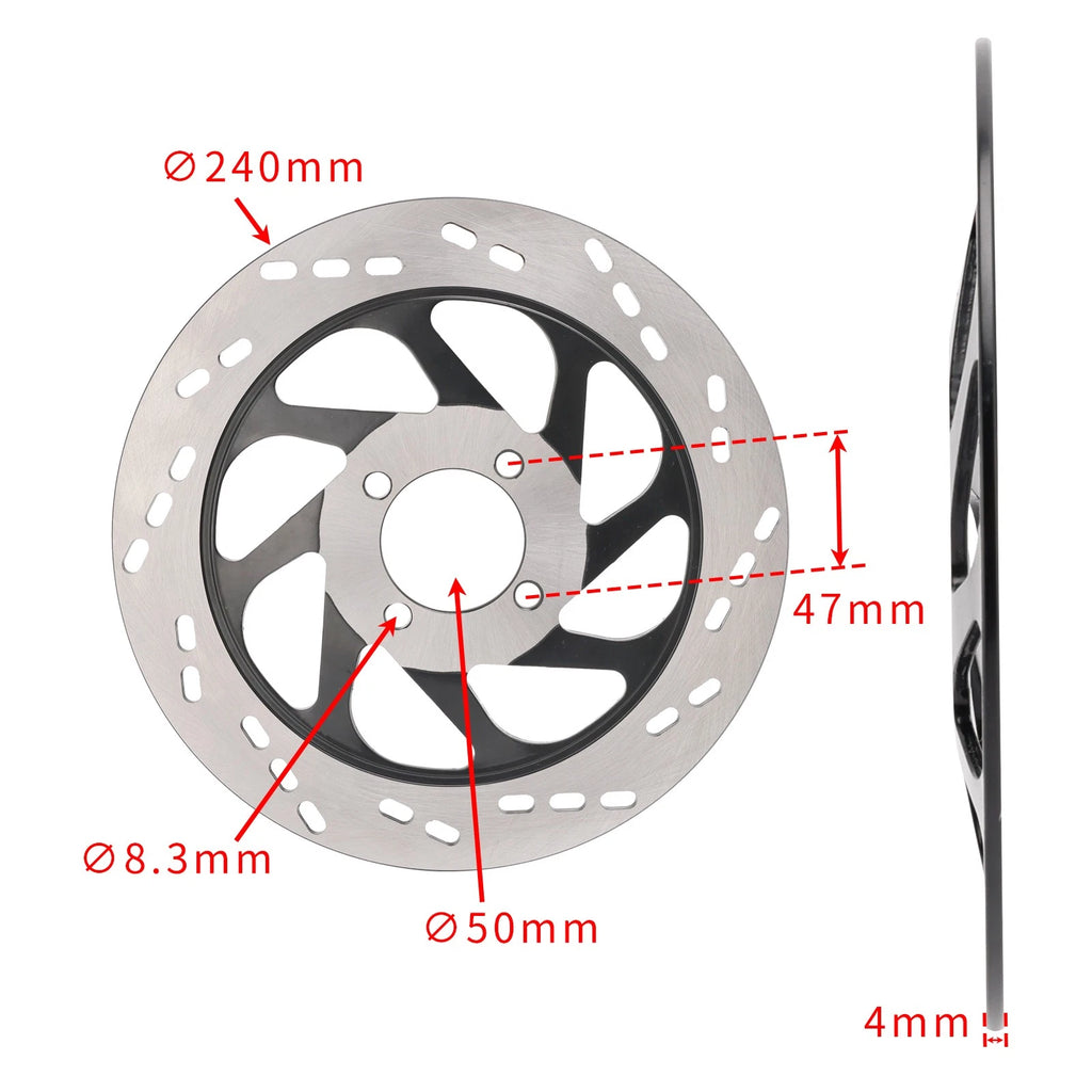 240mm Front Brake Rotor Disc for Suzuki EN125 EN125-2A EN150 EN150-A (2000–2023)