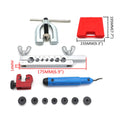 Double Flaring Brake Line Tool with Mini Pipe Cutter for Car Truck