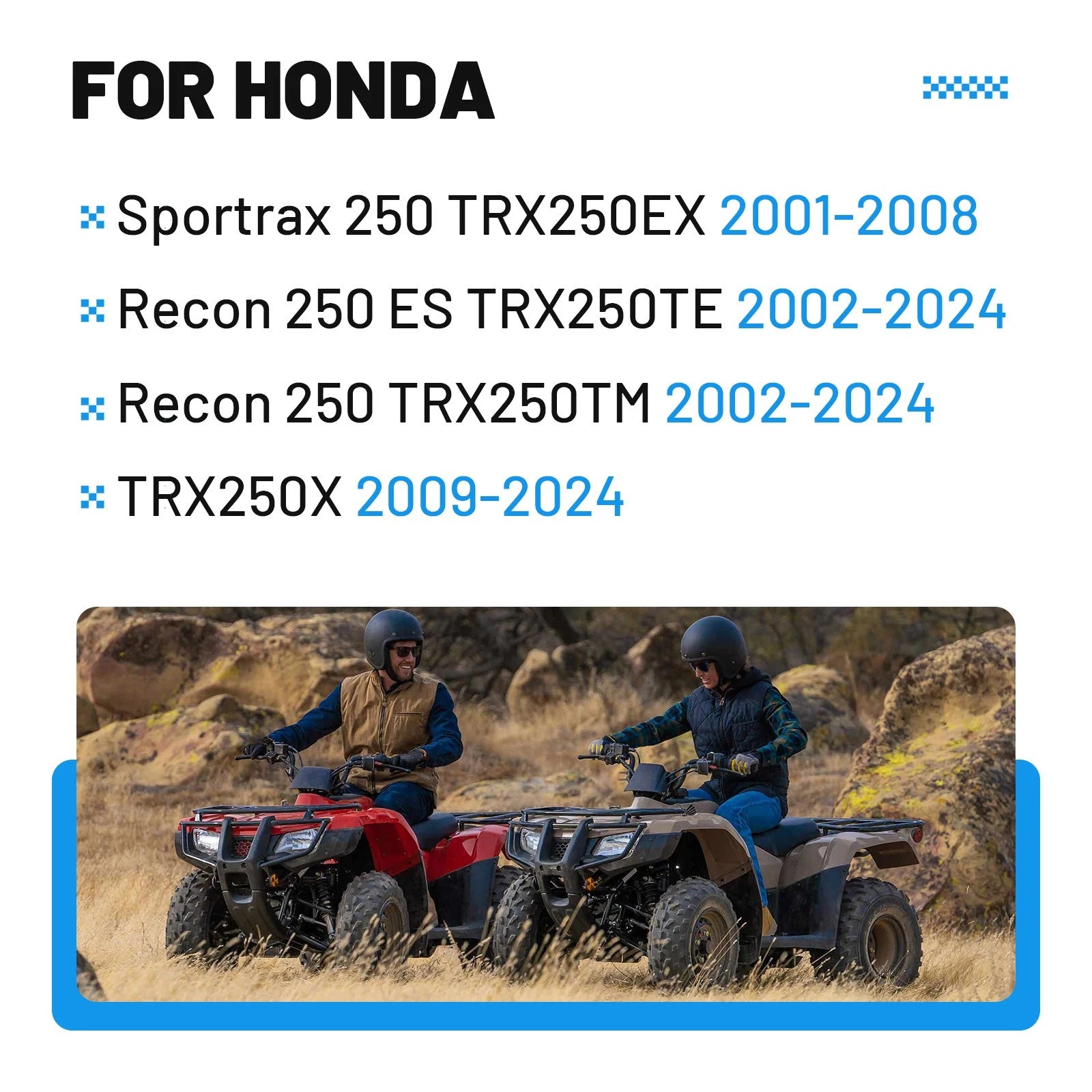 Air Box Housing Air Filter Cage Kit for Honda Sportrax 250 TRX250EX (2001–2008)