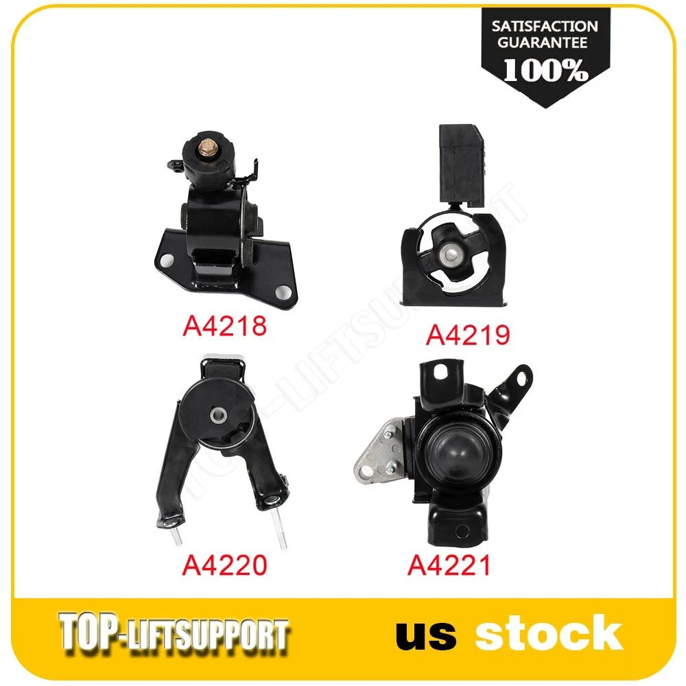 Engine Motor Mount Kit for Toyota Corolla, Matrix, Pontiac Vibe (1.8L)
